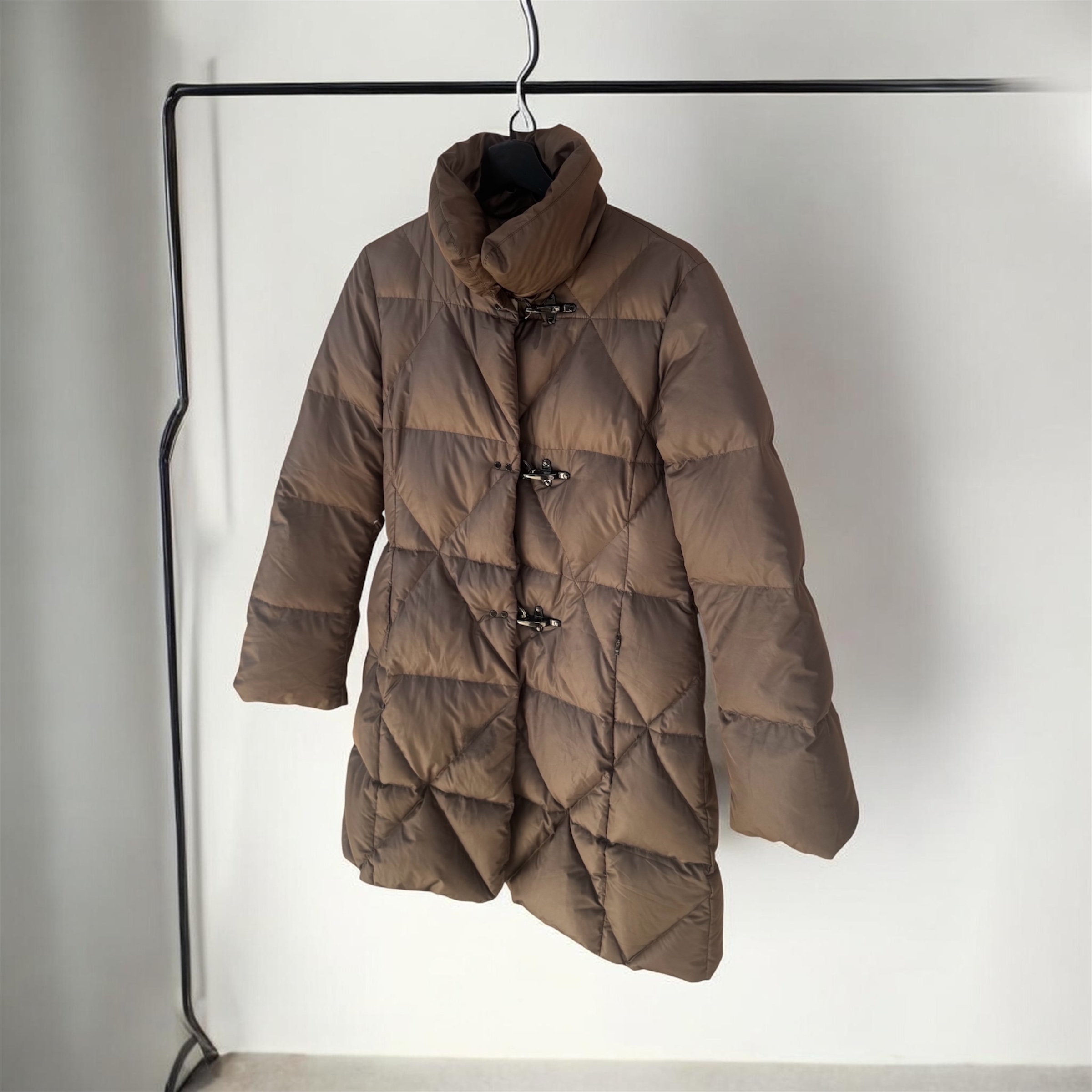 Fay Piumino Lungo Trapuntato a Rombi — Vintage di Boutique_Outlet